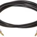Amazon Basics Banana Plug 16AWG Speaker Cable Wire, CL2 Rated with Gold-Plated Banana-Tip Plugs (4mm), 99.9% Oxygen-Free Stranded Copper Wire, 6 foot, Black