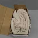 EMEMA Pack of 2 Decorative Chenille Throw Pillow Covers 24x24 Inch Soft Neutral Farmhouse Textured Cushion Cases with Zipper for Couch Sofa Bedroom Living Room Home Decor, Beige