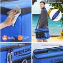 Dreizack Kayak Cooler Behind Seat, Waterproof Cooler for Kayaking,Paddle Board Cooler Compatible with Lawn-Chair Seat Kayak Accessories Cooler Bag Kayak Cooler Tow Behind for Camping Fishing