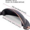 BIRDROCK HOME Decorative Handle Pull - Oil Rubbed Bronze - 25 Pack - 2.5 Inch Kitchen Cupboard Furniture Cabinet Hardware Drawer Dresser Pull