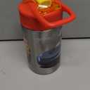 Zak Designs Disney Cars 3 - Stainless Steel Water Bottle with One Hand Operation Action Lid and Built-in Carrying Loop, Kids Water Bottle with Straw Spout is Perfect for Kids (15.5 oz, 18/8)