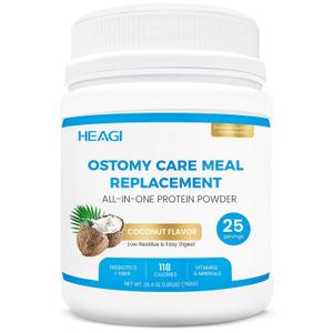 Ostomy Care Meal Replacement, Hydrolyzed Protein with Prebiotics & MCTs, Low Sugar, Easy Digest, Balanced Nutrition for Ostomates