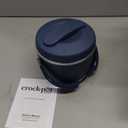Crock-Pot 20oz Portable Electric Food Warmer, Personal Lunch Box Keeps Food Spill-Free & Warm, Ideal for Travel, Work, School, Car, On-the-Go, Dishwasher-Safe, Giftable, Faded Blue