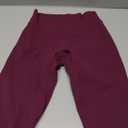 Aoxjox High Waisted Workout Leggings for Women Tummy Control Buttery Soft Yoga Metamorph Deep V Pants 26" (Rum Raisin, X-Small)