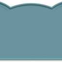 OHMO - Cat Food Mat, Silicone Pet Feeding Mat for Floor Non-Skid Waterproof Dog Water Bowl Tray, Easy to Clean Pet Placemat (20"L x 12"W, Light Blue)