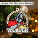 4 x Welder Christmas Ornament 2025 - Unique Welding Gifts for Men Women, Welder Ornaments for Christmas Tree, Funny Gifts for Tree Decor, Funny Ornaments for Men Friends Neighbors