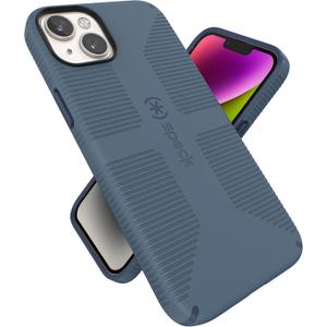 Speck iPhone 15 Plus & 14 Plus Case - Drop Protection, Built for MagSafe, Scratch Resistant - No Slip Grip with Soft Touch Coating for iPhone 6.7 Inch Model - Mystery Blue/Faded Denim CandyShell Pro