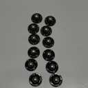 PlusRoc 12 Pack Self Adhesive Caster Wheels 1 Inch for Furniture Mop, Load Capacity 28LBS Per Wheel, Low Profile Swivel Wheels for Small Appliance Storage Bins