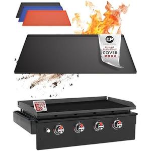 KITCHEN PERFECTION 36" Premium Silicone Griddle Cover Mat for Blackstone Griddle 36 Inch - Hermetic Protection from Rust & Debris All Year, Fits All Blackstone 36 Inch Models - Food Grade Silicone