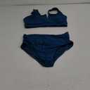 Aqua Eve Women Plus Size High Waisted Bikini - Two Piece Swimsuit Tummy Control Bathing Suit V-Wired 2025 Swimwear (12 W, Teal)