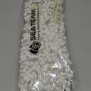 Sea Team 24-Pack Artificial Glitter Berry Stem Ornaments, Decorative Bead Sticks, Glittery Twigs, Picks, Branches for Christmas Tree, Small Vase, Holiday, Wedding, Party (17 Inches, White)