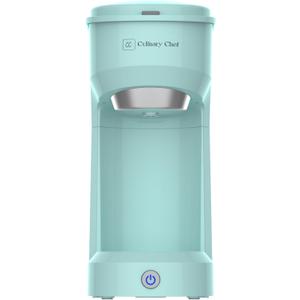 CULINARY CHEF Retro Single Serve Maker, Brewer for Ground Coffee,300 ml, MINT