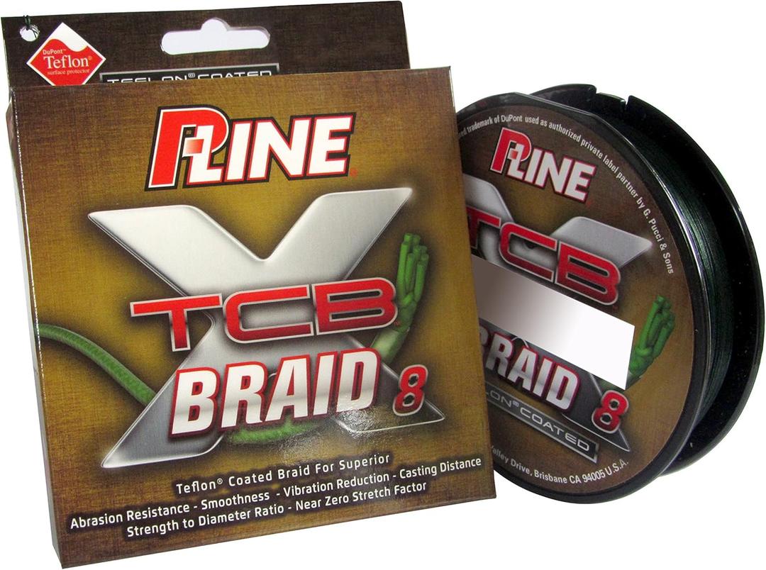 P-Line TCB 8 Carrier 300-Yard Braided Fishing Line (Green)
