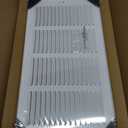 16x8 Return Air Grille for 16"W x 8"H Duct Opening,Return Air Vent Cover | Steel Wall AC HVAC Air Vent Cover Grill HVAC Cold Air Intake Grille Without Filter House,Outer Dim:17.75"W X 9.75"H