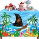 1Pcs Luau Party Decoration Hawaiian Summer Beach Themed Tablecloth Baby Shower Supply for Party