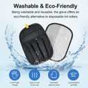 Pet Hair Removal Glove for Cats & Dogs, Upgraded Five-Finger Electrostatic Pet Hair Glove, Reusable Magic Brush Pet Hair Remover Tool for Laundry, Couch, Carpet, Car Seat