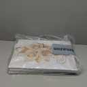 3Pcs Abstract White Gold Rose Canvas Wall Art Elegant Blossom Rose Floral Wall Decor Pictures Golden Leaves Posters Prints for Living Bedroom Bathroom Room Decoration Ready To Hang