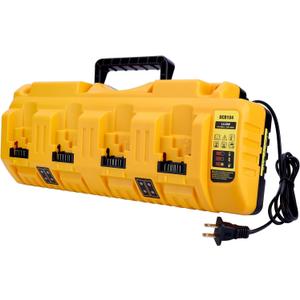 Lenoya DCB104 Replacement for Dewalt 12v 20v Max Multi Battery Charger Station DCB104 (Orange)
