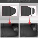 Floor Mats for 2023-2025 2026 Kia Sportage Gas Cargo Mat with Backrest Mat - All Weather Floor Liners Cargo Liner with Seat Back Protector Full Set for Sportage Accessories (Not for Hybrid)