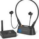 Avantree Aura Loop  Next-Gen Wireless TV Earbuds with Auracast & Charging Dock, 3 EQ Modes with Voice Clear for Seniors & Hard of Hearing, Supports One-to-Many Auracast Connection