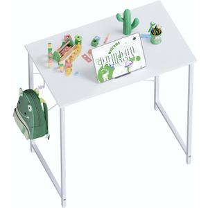 Pamray 23 Inch Computer Desk for Small Spaces, Home Office Work Desk with Headphone Hook, Small Office Desk Study Writing Table