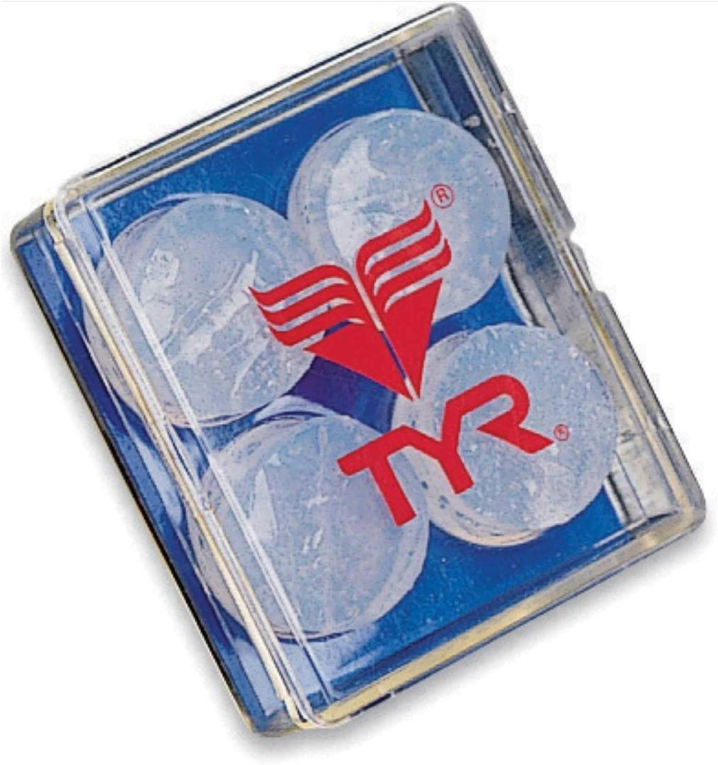 TYR Kids Soft Silicone Swim Ear Plugs (12 pack)