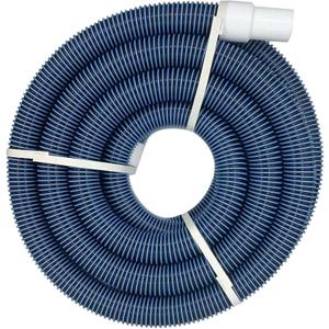 30 Foot Heavy Duty In Ground Pool Vacuum Hose 1.5" x 30 Ft Strong Durable Polyethylene (PE) Material 1.5" Swivel Cuff Blue Materia Strong Durable Corrosion-Resistant Above Ground and Inground Pools