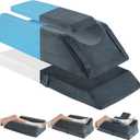 JOYWOO 4-Height Adjustable Leg Elevation Pillow  Memory Foam Wedge for Surgery Recovery, Knee & Ankle Injuries, Swelling Relief  Ergonomic U-Shaped Design, Washable Cover