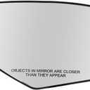 Right Passenger Side Mirror Replacement For 2014-2017 1500 2500HD 3500HD, 2015-2017 GMC Sierra 1500 2500 3500 -With Rear Holder and Spotter Glass Turn Signal 22919749 GM1325146