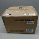 9 in 1 Record Player with External Speakers,3 Speed Bluetooth Turntable Vinyl Player with CD/Cassette Play,AM/FM Radio, USB SD/MMC Play, Aux-in/RCA Line Out (Black-T408)