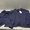 LILLUSORY Womens Two Piece Lounge Sets Mock Turtleneck Tops Wide Leg Drawstring Pants Sweatsuit with Pockets M