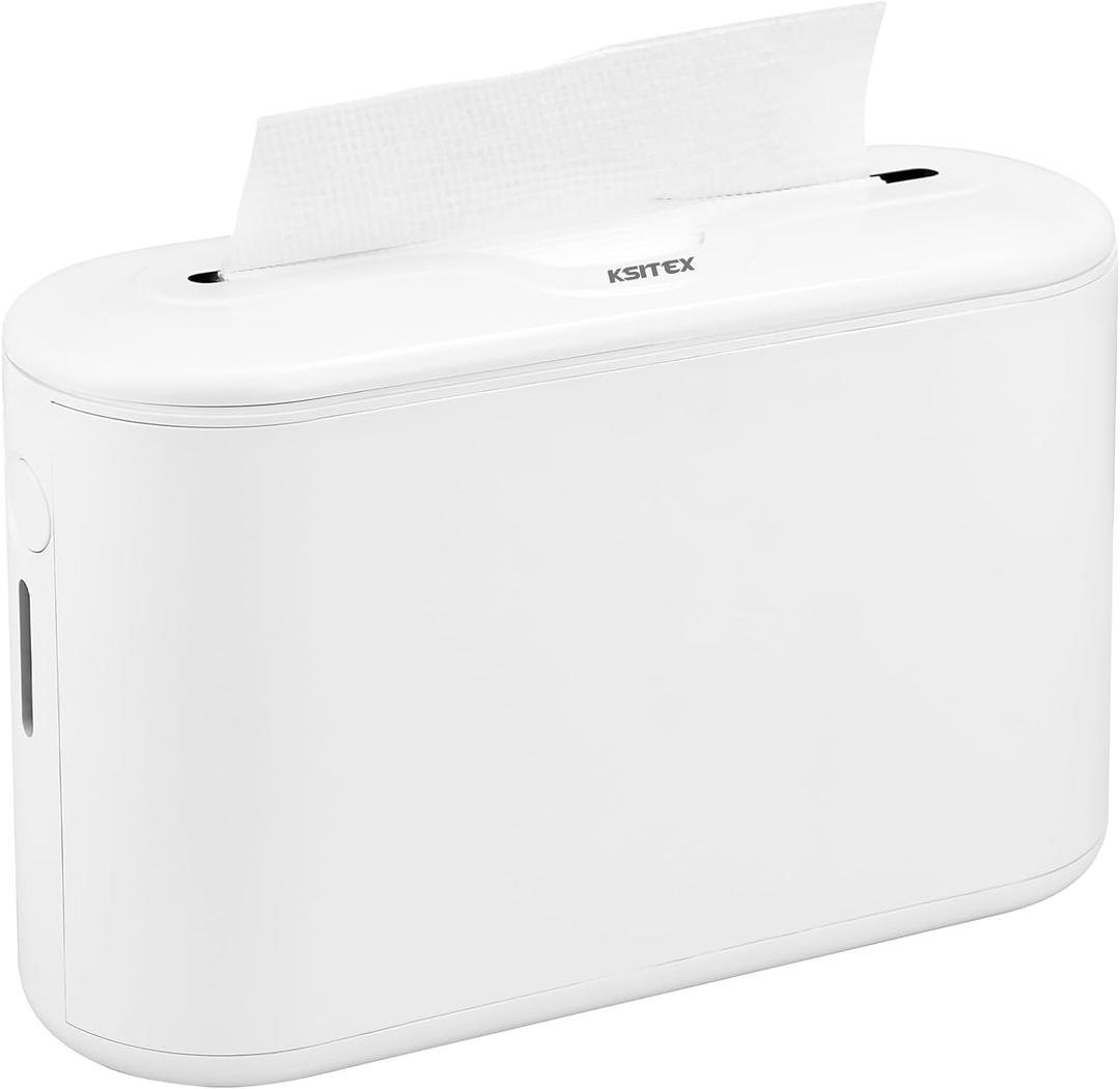 Countertop Paper Towel Holder, Commercial Paper Towel Dispenser, Multifold Trifold Z-Fold Paper Towel Holder, Napkin Holder Dispenser, Hand Towel Dispenser for Home Kitchen Restaurant (Ks-5857-white)