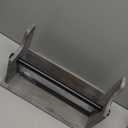 MyGift Farmhouse Paper Towel Holder, Shabby Whitewashed Wood Farmhouse Wall Mounted Kitchen Napkin Dispenser Rack with Top Storage Shelf Spice Racks