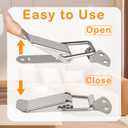 4 Pcs Sectional Couch Connectors, Metal Couch Connectors to Make Sectional Stay, Couch Clips for Sectionals Hold in Place, Furniture Connectors