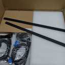MT-VIKI Rack Mount KVM w/15.6" LCD Monitor, 8 Port VGA KVM Switch, 1080@60Hz 1U Integrated Monitor Keyboard, Fits 18.9" to 31.5" Deep Racks (480-800mm), Included 8 Cables for Server Room, Data Center