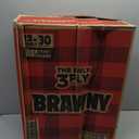 Brawny Tear-A-Square 3-Ply Paper Towels, 12 XL Family Rolls = 30 Regular Rolls, Strong, Absorbent, and Durable with 3 Sheet Sizes (Quarter, Half, Full)