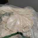 Tiny Land Play Tent with Padded Mat & LED Lights, Kids Tent, Playhouse for Kids, Indoor Bed Tent for Toddler, Toys for 3,4,5,6-Year-Old Girls, Neutral Color Play Room Furniture (Off-white)