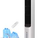 Uthfy Portable Air Conditioners, 3-in-1 Swamp Cooler 4 Ice Packs, 4L Removable Water Tank, Remote, 41"