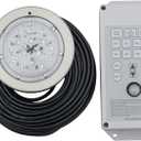Poolexa SS0650X 6 inch Small LED Color Inground Pool/Spa Light for Wet Niche with 50 Foot Cord (Controller Included)
