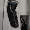 Philips Norelco Shaver 3900 Series, Wet and Dry Electric Shaver, P-Cap, Travel Pouch, Charging Stand, Storm Blue, Model S3341/92 (Silver New)