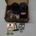 Amazon Basics Electronic Keypad Deadbolt Door Lock with Touch-Control Keyless Entry, Keyed Entry Option, Traditional, Matte Black, 1-Pack