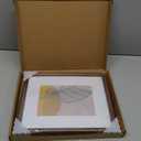 Axeman 8 x 10 Picture Frame - Solid Walnut Frame Matted to 5x7 - Rounded Corner Walnut Photo Frame 8 by 10 with Tempered Glass - Natural Wood Picture Frame with Removable Ivory Mat