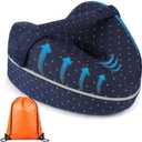 Revoget Alignment Pillow for Side Sleepers, Relieve Leg Pain & Sciatica 2026 New Knee Pillow for Side Sleepers, Hips Buttocks Back Sciatica Relief Pillow with Adjustable Strap (Star Blue)
