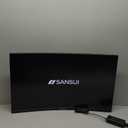 SANSUI 32-Inch Curved Gaming Monitor WQHD 2560 x 1440 180Hz Curved 1500R -1ms(OD), HDR, 300nits, sRGB 125%, DCI-P3 95%, FreeSync, HDMI x2, DP1.2x2(DP Cable Included)