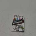 ArtSkills Metallic Markers with Color Outline, Permanent Metallic Outline Shimmer Markers, 6 pc
