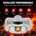 Front Disc Brake Caliper Assembly with Bracket fit for 2003-2012 Honda Accord, 2001-2003 CL, 2004-2014 TSX, 1999-2008 TL, Front Right and Left Caliper set with 2PC, 19-B2584 19-B2585