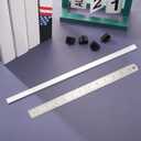 Epakh 8 Pieces Metal Hanging Divider Rail Clip File 4 Pieces File Cabinet Rails for Hanging Folder Frame for Storage