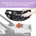 Baby Trend Stroller Wagon Infant Car Seat Adapter for Expedition, Tour and Navigator Wagons