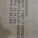 Ball & Cast Queen Size Modern Channel Tufted Bed Frame, Comfy Chenille Upholstered Platform Bed, Cloud Soft Padded Grounded Floor Bed with Wood Slat Support, No Box Spring Needed, Beige