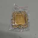 Small Vintage Jewelry Tray, Jewelry Dish Ring Holder, Gold Trinket Dish, Rustic Ring Dish Plate Antique Earring Necklace Tray, Decorative Metal Mini Tray for Women Girl Birthday Chrismas Gifts(1 Pack)